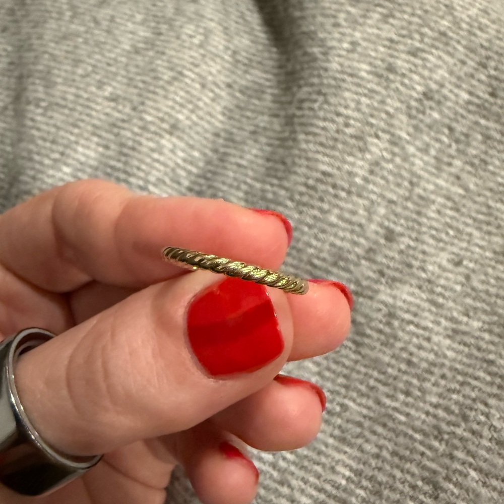 Gold Twisted Rope Ring